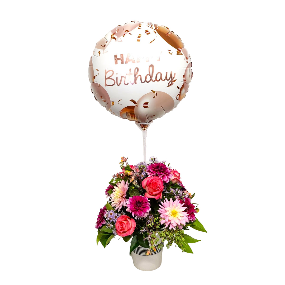 Birthday Blooming Pot Arrangment