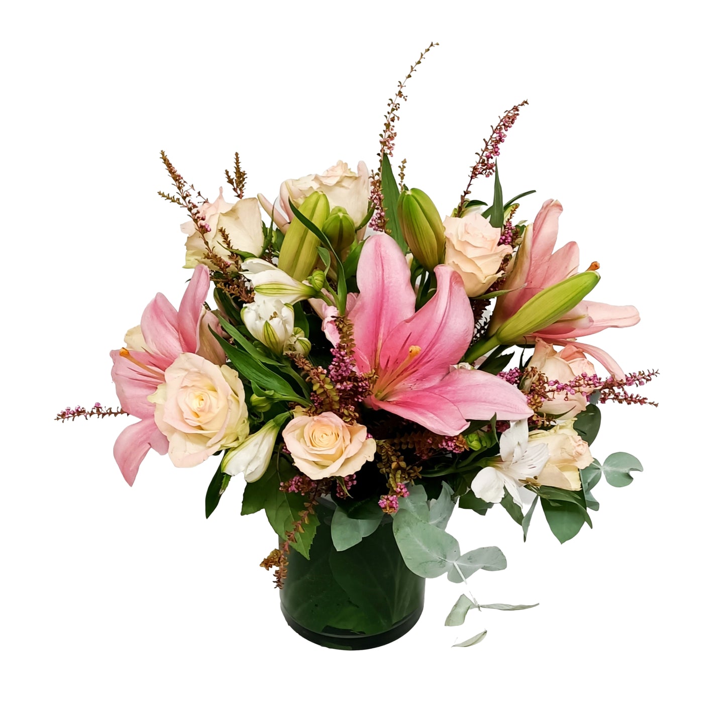 Blushing Vase Arrangement