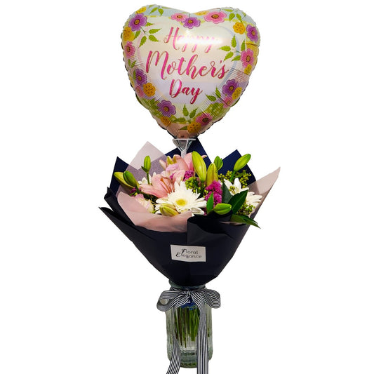 Mother's Day Bouquet & Balloon