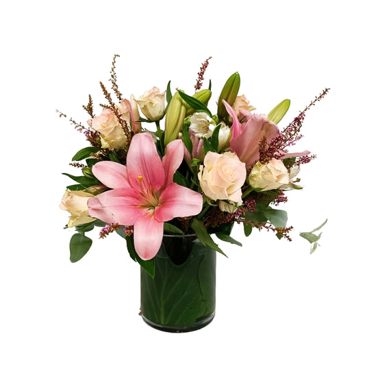 Blushing Vase Arrangement
